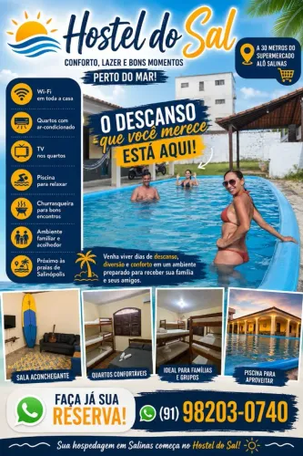 Hospedagem aconchegante em Salinópolis