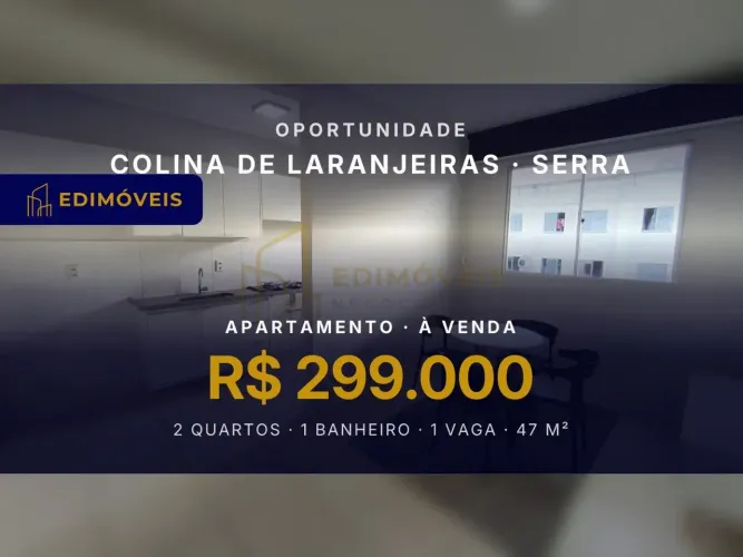 Conforto e segurança: Apartamento 2 quartos na Colina de Laranjeiras