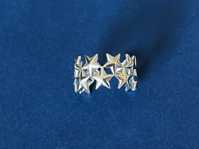 Anel regulável de estrelas (Aço)
