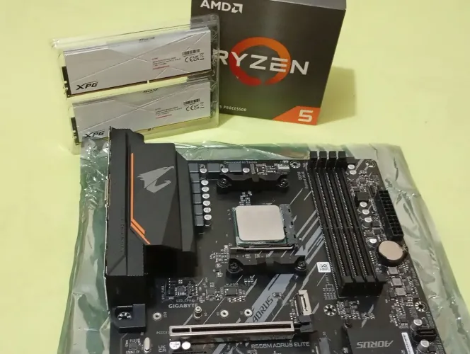 Kit upgrade B550m aorus elite + 32gb ram + Ryzen 5 5600x