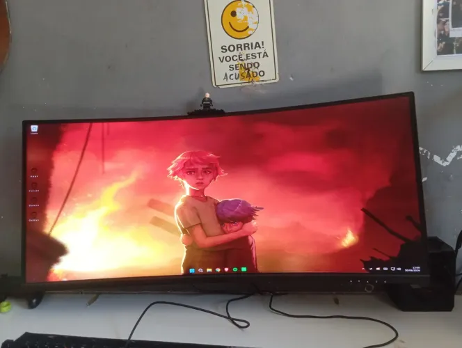 Monitor husky tempest 34 polegadas curvo 180hz 1ms