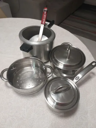 Vendo panela de pressao e ðe aço inox
