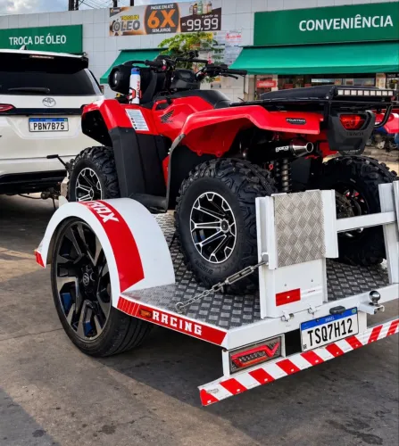 Honda FourTrax 2025 + Carretinha Rebaixada Aro 22