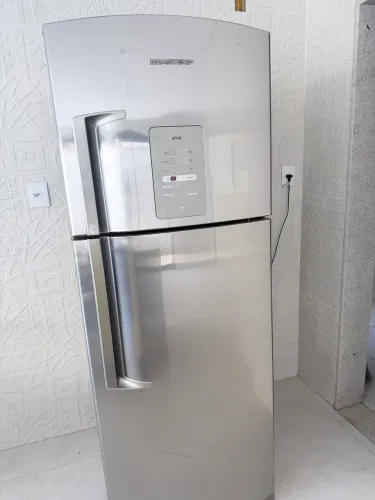Geladeira inox duplex