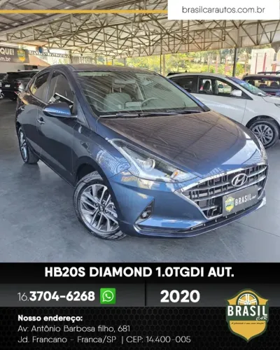 Hyundai HB20S Diamond 1.0 TB Flex 12V AUT 2020