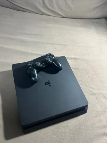PS4 Slim 500GB + Controle Original + Jogos