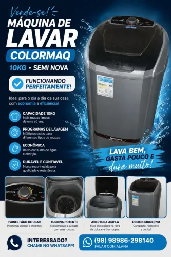 Máquina de lavar Colormaq