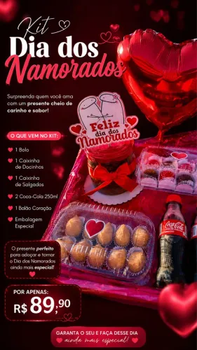 Kit dia dos namorados 