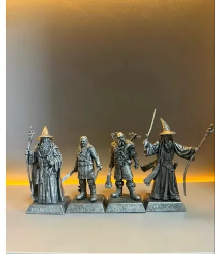 The Hobbit - Miniaturas - Gandalf e Anões
