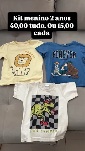 Roupas meninos 2 anos