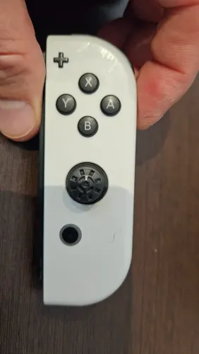 Controle Joy-con Lado Direito, Branco, Para Nintendo Switch Oled, Original Nintendo
