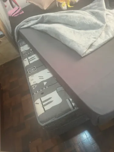 Cama conjugada casal com colchão