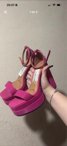 SALTO ALTO VIZZANO MEIA PATA ROSA