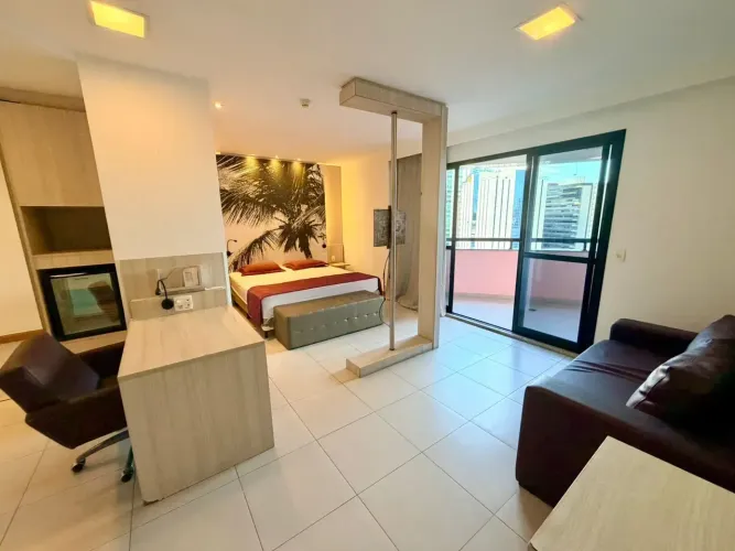 LOCAÇÃO 1/4 Boulevard Side Residencial, MOBILIADO, Caminho das Árvores, Salvador - Ba