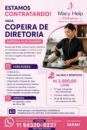 COPEIRA DA DIRETORIA