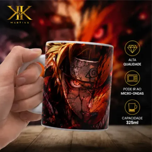 CANECA PORCELANA NARUTO 325ML