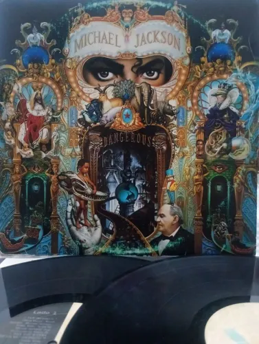 DISCO DE VINIL, MICHAEL JACKSON" DANGEROUS" 1991 ,