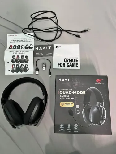 Headset Gamer Havit Fuxi-H3 Quad-Mode (novo) (ps4, ps5, pc, Android, ios)