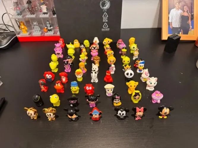 Coleção Gogo's Disney Panini (Série 1) - Lote Completo de 63 Figuras