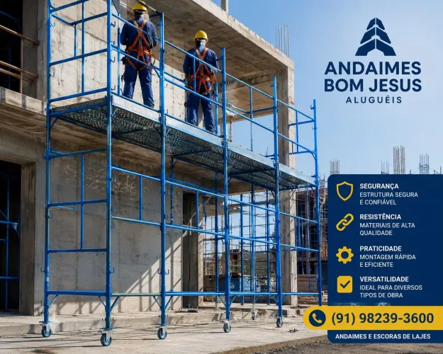 Andaimes e escoras de lajes