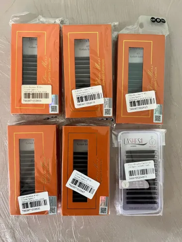Materiais para extensão de cílios 