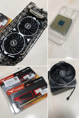 Kit Upgrade - 16gb RAM, Ryzen 5 e Radeon RX