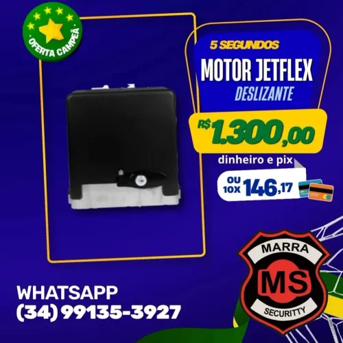 Motor JetFlex para portão Deslizante