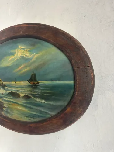 Moldura oval
