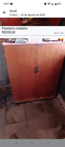 Vendo Paneleiro em madeira 1mx2m