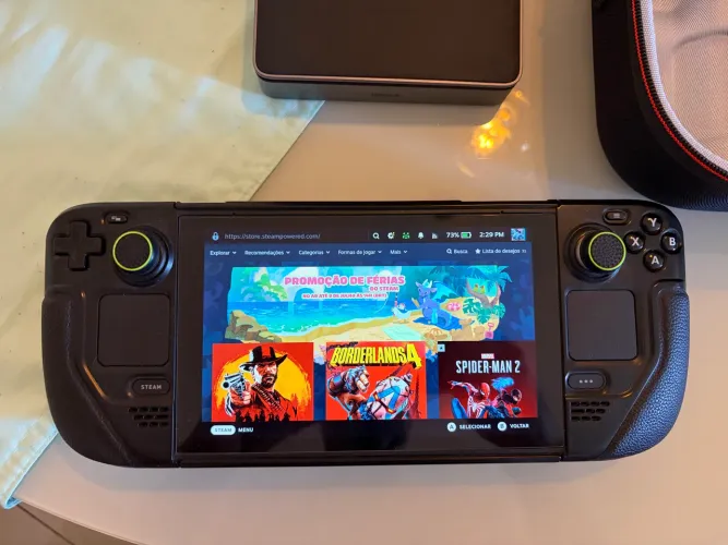 Steam Deck LCD, 512GB, +acessórios 