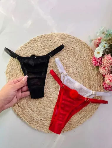 Calcinha pompom