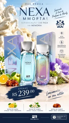 Perfume Nexa Immortal , inspirado no greenley parfums de marly