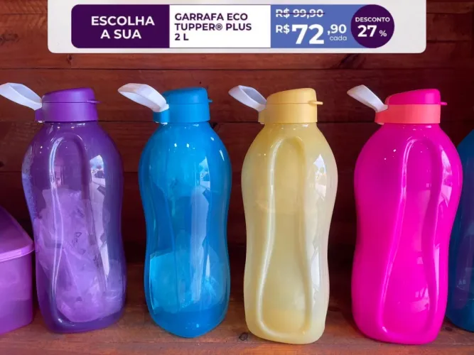 Garrafa Tupperware