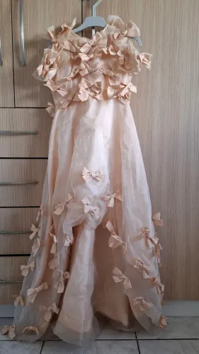 Vestido de festa rosa