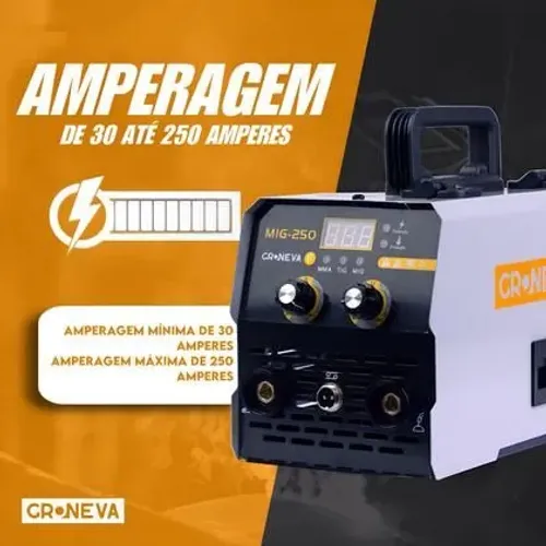 Máquina de solda 250A MIG TIG MMA 220v 