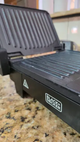 Grill Elétrico Trio Bbq Preto Antiaderente