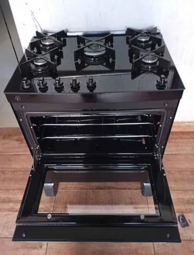 Fogão mesa de vidro 5 bocas automático