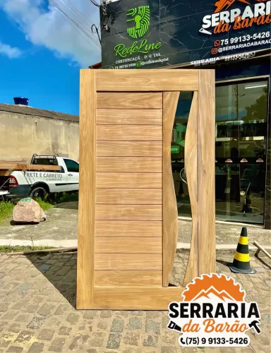 Portas de Madeira Maciça Direto da Fábrica - Serraria da Barão ?