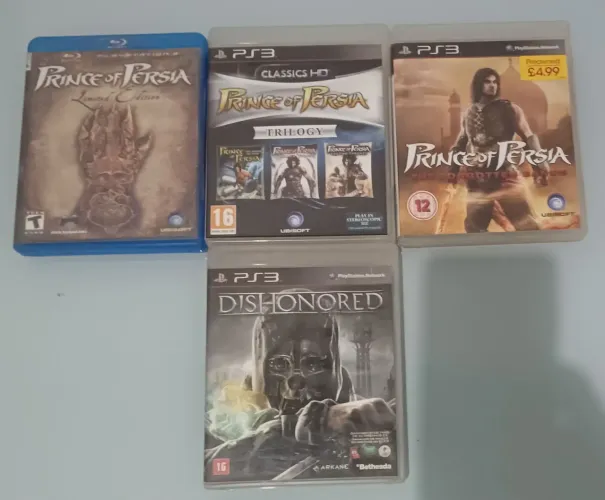 Coleção completa - Prince of Persia + DISHONORED (PS3)