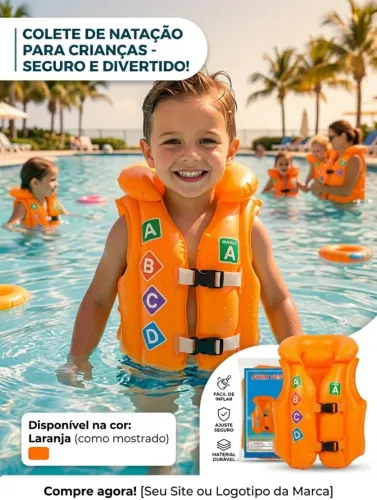 Boia colete infantil