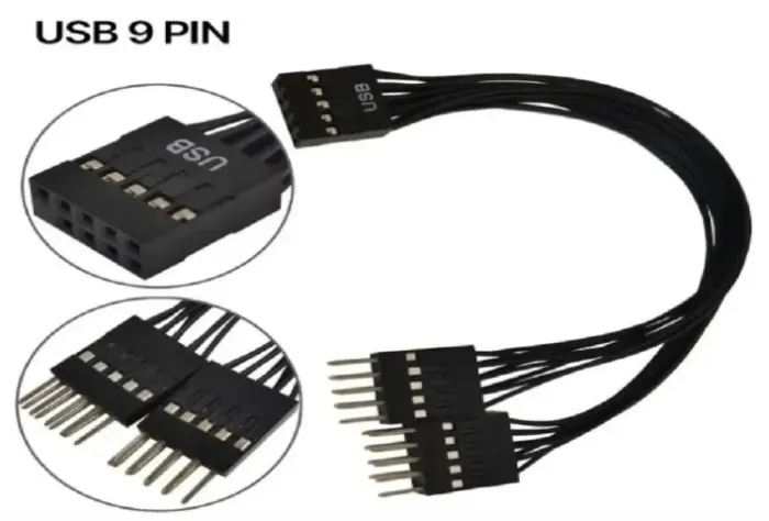 Adaptador Extensão Usb2.0 De 9 Pinos Para Placa-mãe - Conversores Arduino COD-CP923