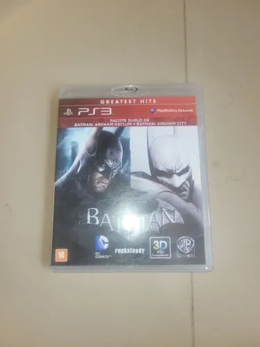 Jogo PS3 Batiman 2 Jogos em 1 - 80 Reais