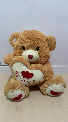 Urso de Pelúcia Grande - Fofo e Bem Conservado 