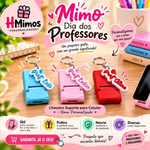 Chaveiro dia dos professores
