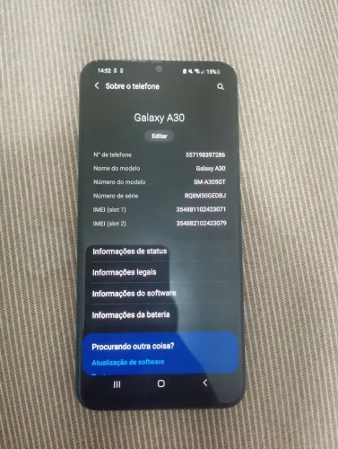 Celular novo Galaxy A30 no precinho