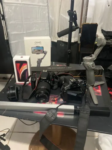 Vendo KIT COMPLETO Videomaker e Fotografia - ideal para quem quer começar do jeito certo