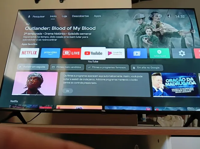 TV TCL 43 POLEGADAS RECÉM COMPRADA!!
