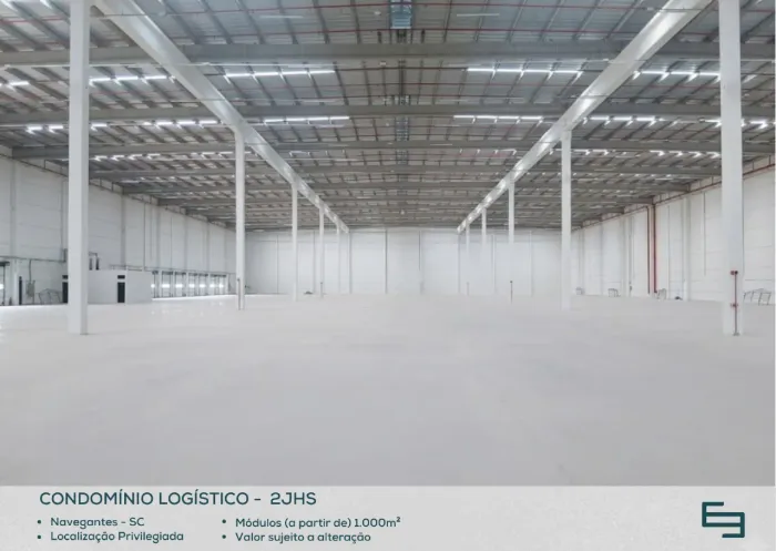 Galpão para alugar em Navegantes/SC com 4.881,60 m² no Bairro Pedreiras