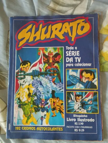 Álbum de figurinhas Shurato