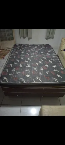 Cama box molas e colchão por 260 ENTREGO